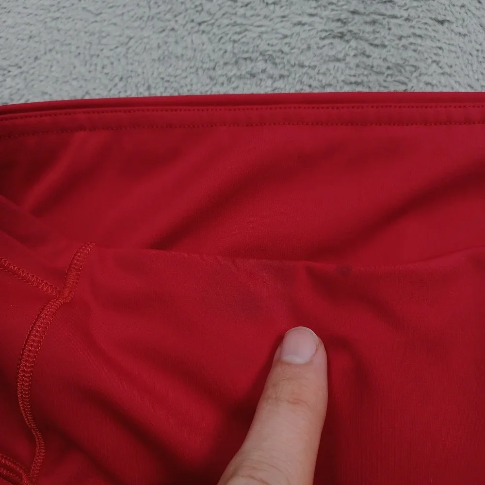 Lululemon Leggings Womens 8 Red Activewear Casual Pull On Pocket